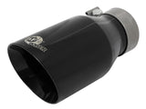 Rebel Series 3 Inch 409 Stainless Steel Cat-Back Exhaust System w/Black Tip Ford F-250/F-350 17-26 V8-6.2/6.8/7.3L aFe Power