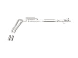 Rebel Series 3 Inch 409 Stainless Steel Cat-Back Exhaust System w/Polished Tip Ford F-250/F-350 17-26 V8-6.2/6.8/7.3L aFe Power