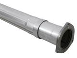 Rebel Xd Series 4 Inch 409 Stainless Steel Dpf-Back Exhaust w/Dual Black Tips Ford Diesel Trucks 11-14 V8-6.7L (td) aFe Power
