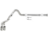 Rebel Xd Series 4 Inch 409 Stainless Steel Dpf-Back Exhaust w/Dual Polished Tips Ford Diesel Trucks 11-14 V8-6.7L (td) aFe Power
