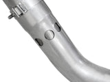 Large Bore-HD 4 Inch 409 Stainless Steel Dpf-Back Exhaust System w/Black Tip Ford Diesel Trucks 15-16 V8-6.7L (td) aFe Power