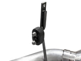 Large Bore-HD 4 Inch 409 Stainless Steel Dpf-Back Exhaust System w/Polished Tip Ford Diesel Trucks 15-16 V8-6.7L (td) aFe Power