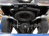 Large Bore-HD 4 Inch 409 Stainless Steel Dpf-Back Exhaust System w/Polished Tip Ford Diesel Trucks 15-16 V8-6.7L (td) aFe Power
