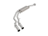 Rebel Series 3 Inch to 2-1/2 Inch 409 Stainless Steel Cat-Back Exhaust w/ Polish Tip Ford F-150 21-26 V6-2.7L (tt)/3.5L (tt)/V8-5.0L aFe Power