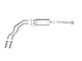 Rebel Series 3 Inch to 2-1/2 Inch 409 Stainless Steel Cat-Back Exhaust w/ Polish Tip Ford F-150 21-26 V6-2.7L (tt)/3.5L (tt)/V8-5.0L aFe Power