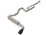 Apollo GT Series 3 Inch 409 Stainless Steel Cat-Back Exhaust System w/ Black Tip Ford Bronco 21-26 L4-2.3L (t)/V6-2.7L (tt) aFe Power