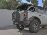 Apollo GT Series 3 Inch 409 Stainless Steel Cat-Back Exhaust System w/ Black Tip Ford Bronco 21-26 L4-2.3L (t)/V6-2.7L (tt) aFe Power