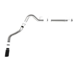 Large Bore-HD 4 Inch 409 Stainless Steel Dpf-Back Exhaust System w/ Black Tip Ford F-150 2021 V6-3.0L (td) aFe Power