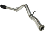 Large Bore-HD 5 Inch 409 Stainless Steel Dpf-Back Exhaust System w/Black Tip GM Diesel Trucks 07.5-10 V8-6.6L (td) Lmm aFe Power