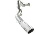 Large Bore-HD 5 Inch 409 Stainless Steel Dpf-Back Exhaust System w/Polished Tip GM Diesel Trucks 07.5-10 V8-6.6L (td) Lmm aFe Power