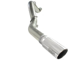 Large Bore-HD 5 Inch 409 Stainless Steel Dpf-Back Exhaust System w/Polished Tip GM Diesel Trucks 11-16 V8-6.6L (td) Lml aFe Power