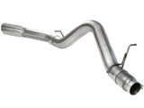 Large Bore-HD 5 Inch 409 Stainless Steel Dpf-Back Exhaust System w/Polished Tip GM Diesel Trucks 11-16 V8-6.6L (td) Lml aFe Power