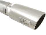 Large Bore-HD 5 Inch 409 Stainless Steel Dpf-Back Exhaust System w/Polished Tip GM Diesel Trucks 11-16 V8-6.6L (td) Lml aFe Power