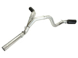 Large Bore-HD 4 Inch 409 Stainless Steel Dpf-Back Exhaust System w/Black Tip GM Diesel Trucks 11-16 V8-6.6L (td) Lml aFe Power