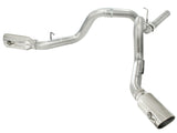 Large Bore-HD 4 Inch 409 Stainless Steel Dpf-Back Exhaust System w/Polished Tip GM Diesel Trucks 11-16 V8-6.6L (td) Lml aFe Power