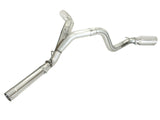 Large Bore-HD 4 Inch 409 Stainless Steel Dpf-Back Exhaust System w/Polished Tip GM Diesel Trucks 11-16 V8-6.6L (td) Lml aFe Power