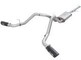 Mach Force-Xp 3 Inch 409 Stainless Steel Cat-Back Exhaust System w/Black Tip GM Silverado/Sierra 1500 09-18 / Silverado Ld/Sierra Limited 2019 V6-4.3/V8-4.8/5.3L 17 Pounds Per Foot Torque Gain aFe Power