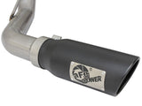 Mach Force-Xp 3 Inch 409 Stainless Steel Cat-Back Exhaust System w/Black Tip GM Silverado/Sierra 1500 09-18 / Silverado Ld/Sierra Limited 2019 V6-4.3/V8-4.8/5.3L 17 Pounds Per Foot Torque Gain aFe Power