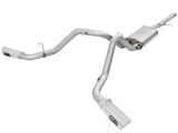 Mach Force-Xp 3 Inch 409 Stainless Steel Cat-Back Exhaust System w/Polished Tip GM Silverado/Sierra 1500 09-18 / Silverado Ld/Sierra Limited 2019 V6-4.3/V8-4.8/5.3L 17 Pounds Per Foot Torque Gain aFe Power