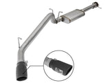 Mach Force-Xp 3 Inch 409 Stainless Steel Cat-Back Exhaust System w/Black Tip GM Colorado/Canyon 15-22 L4-2.5L/15-16 V6-3.6L aFe Power