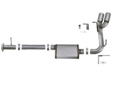Rebel Series 3 Inch 409 Stainless Steel Cat-Back Exhaust System w/Polished Tip GM Colorado/Canyon 15-22 L4-2.5L/15-16 V6-3.6L aFe Power