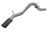 Large Bore-HD 3-1/2 Inch 409 Stainless Steel Dpf-Back Exhaust System w/Black Tip GM Colorado/Canyon 16-22 L4-2.8L (td) Lwn aFe Power