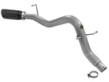 Large Bore-HD 3-1/2 Inch 409 Stainless Steel Dpf-Back Exhaust System w/Black Tip GM Colorado/Canyon 16-22 L4-2.8L (td) Lwn aFe Power