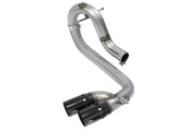 Rebel Series 3 Inch 409 Stainless Steel Dpf-Back Exhaust System w/Black Tip GM Colorado/Canyon 16-22 L4-2.8L (td) Lwn aFe Power