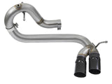 Rebel Series 3 Inch 409 Stainless Steel Dpf-Back Exhaust System w/Black Tip GM Colorado/Canyon 16-22 L4-2.8L (td) Lwn aFe Power