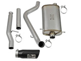 Mach Force-Xp 3 Inch 409 Stainless Steel Cat-Back Exhaust System w/Black Tip GM Silverado/Sierra 1500 09-18 / Silverado Ld/Sierra Limited 2019 V6-4.3/V8-4.8/5.3L 17 ft-lbs Torque Gain aFe Power