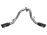 Large Bore-HD 4 Inch 409 Stainless Steel Dpf-Back Exhaust System w/Black Tip GM Diesel Trucks 2016 V8-6.6L (td) Lml aFe Power