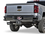Large Bore-HD 4 Inch 409 Stainless Steel Dpf-Back Exhaust System w/Black Tip GM Diesel Trucks 2016 V8-6.6L (td) Lml aFe Power