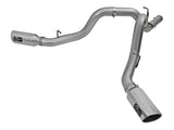 Large Bore-HD 4 Inch 409 Stainless Steel Dpf-Back Exhaust System w/Polished Tip GM Diesel Trucks 2016 V8-6.6L (td) Lml aFe Power