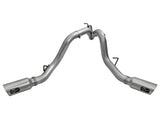 Large Bore-HD 4 Inch 409 Stainless Steel Dpf-Back Exhaust System w/Polished Tip GM Diesel Trucks 2016 V8-6.6L (td) Lml aFe Power
