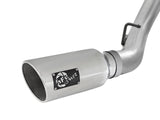 Large Bore-HD 4 Inch 409 Stainless Steel Dpf-Back Exhaust System w/Polished Tip GM Diesel Trucks 2016 V8-6.6L (td) Lml aFe Power