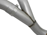 Large Bore-HD 4 Inch 409 Stainless Steel Dpf-Back Exhaust System w/Polished Tip GM Diesel Trucks 2016 V8-6.6L (td) Lml aFe Power