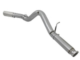 Large Bore-HD 5 Inch 409 Stainless Steel Dpf-Back Exhaust System w/Polished Tip GM Diesel Trucks 2016 V8-6.6L (td) Lml aFe Power