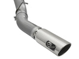 Large Bore-HD 5 Inch 409 Stainless Steel Dpf-Back Exhaust System w/Polished Tip GM Diesel Trucks 2016 V8-6.6L (td) Lml aFe Power
