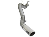 Large Bore-HD 4 Inch 409 Stainless Steel Dpf-Back Exhaust System w/Polished Tip GM Diesel Trucks 17-19 V8-6.6L (td) L5P aFe Power