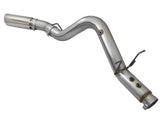 Large Bore-HD 4 Inch 409 Stainless Steel Dpf-Back Exhaust System w/Polished Tip GM Diesel Trucks 17-19 V8-6.6L (td) L5P aFe Power