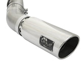 Large Bore-HD 4 Inch 409 Stainless Steel Dpf-Back Exhaust System w/Polished Tip GM Diesel Trucks 17-19 V8-6.6L (td) L5P aFe Power