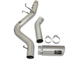 Large Bore-HD 4 Inch 409 Stainless Steel Dpf-Back Exhaust System w/Polished Tip GM Diesel Trucks 17-19 V8-6.6L (td) L5P aFe Power