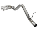 Rebel Xd Series 4 Inch 409 Stainless Steel Dpf-Back Exhaust w/Dual Polished Tips GM Diesel Trucks 17-19 V8-6.6L (td) L5P aFe Power