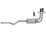 Rebel Series 3 Inch to 2-1/2 Inch 409 Stainless Steel Cat-Back Exhaust w/ Black Tip GM Silverado/Sierra 1500 09-18 / Silverado Ld/Sierra Limited 2019 V6-4.3/V8-4.8/5.3L aFe Power