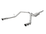 Apollo GT Series 3 Inch 409 Stainless Steel Cat-Back Exhaust System w/ Polish Tip GM Silverado/Sierra 1500 09-18 V6-4.3/V8-4.8/5.3L aFe Power