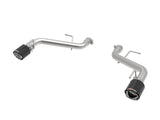 Mach Force-Xp 2-1/2 Inch 409 Stainless Steel Axle-Back Exhaust System Carbon Fiber Chevrolet Camaro SS 16-24 V8-6.2L aFe Power