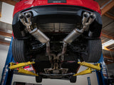 Mach Force-Xp 2-1/2 Inch 409 Stainless Steel Axle-Back Exhaust System Polished No Mufflers Chevrolet Camaro SS 16-24 V8-6.2L aFe Power