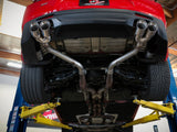 Mach Force-Xp 2-1/2 Inch 409 Stainless Steel Axle-Back Exhaust System Black Tips No Mufflers Chevrolet Camaro SS 16-24 V8-6.2L aFe Power