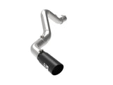 Large Bore-HD 5 Inch 409 Stainless Steel Dpf-Back Exhaust System w/Black Tip GM Diesel Trucks 20-23 V8-6.6L (td) L5P aFe Power