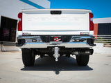 Large Bore-HD 5 Inch 409 Stainless Steel Dpf-Back Exhaust System w/Black Tip GM Diesel Trucks 20-23 V8-6.6L (td) L5P aFe Power